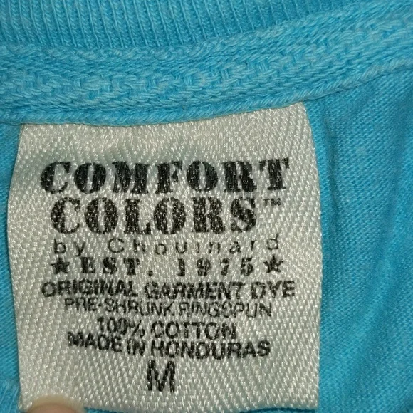 Comfort Colors Women's Size M 100% Cotton Lacrosse Long Sleeve Lightweight Shirt - Picture 6 of 10